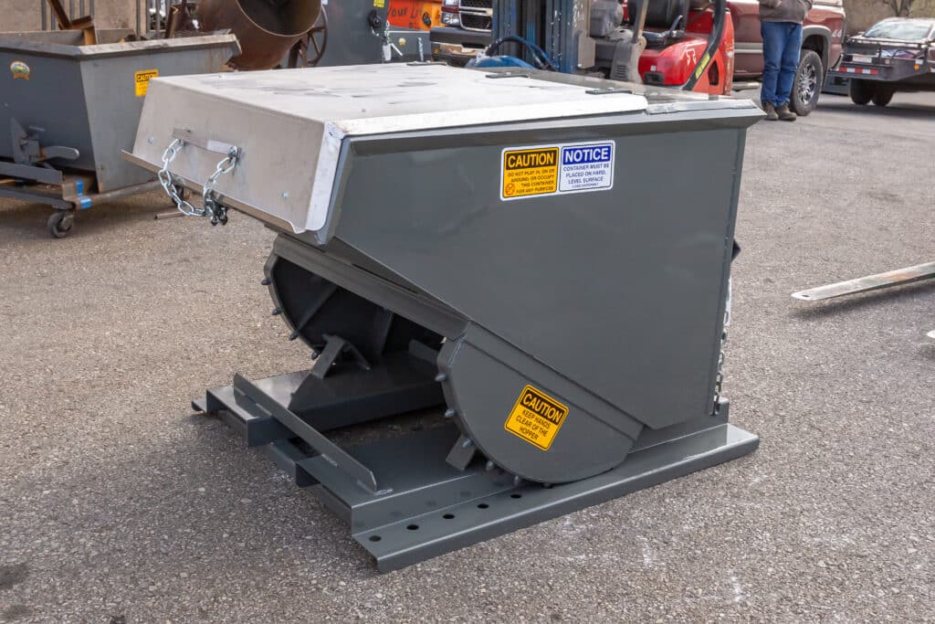 A self dumping hopper for new jersey